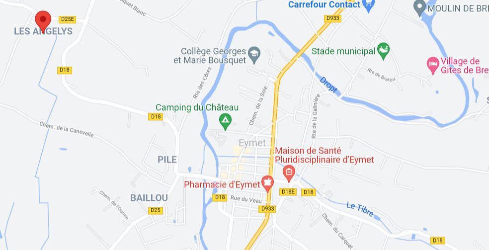 Vignes des Angelys Google Maps