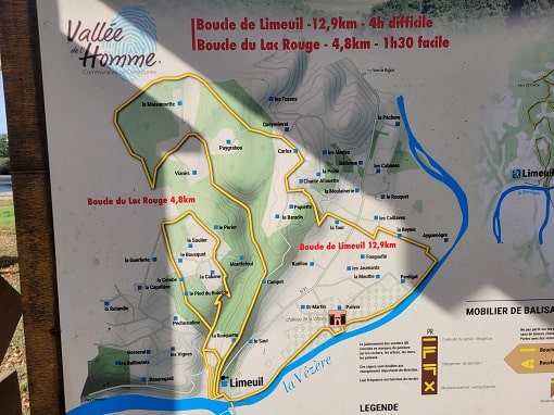 RUndwanderungen Limeuil Rundwanderungen Limeuil
