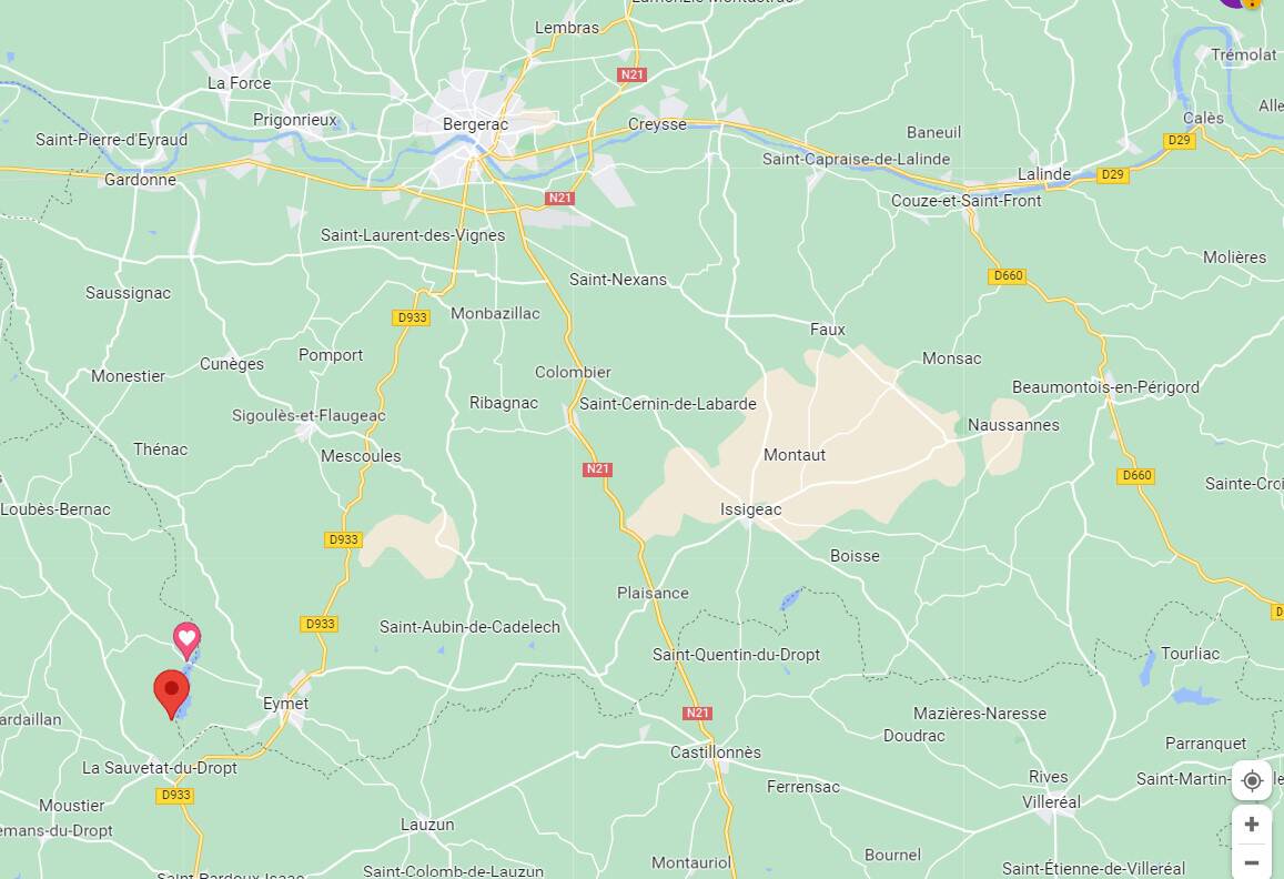 Google Karte Lac de L'Escourou