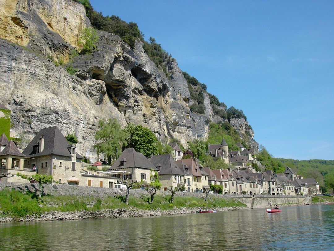 Paddelboot-Tour bei La-Roque-Gageac
