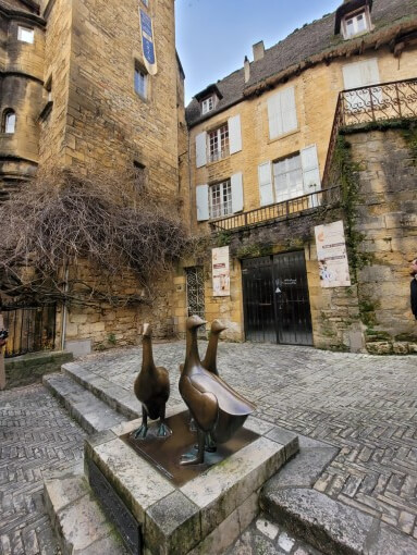 Gänseplatz in Sarlat